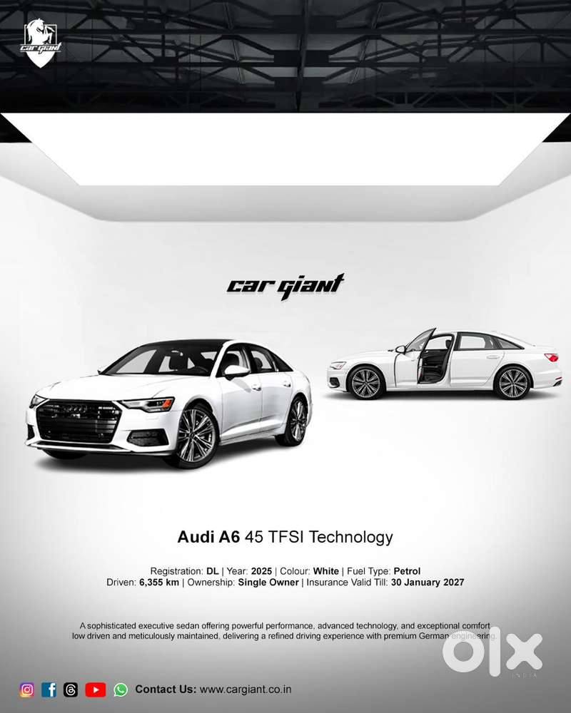 Audi A6 2.0 Tfsi Technology Pack, 2025, Petrol