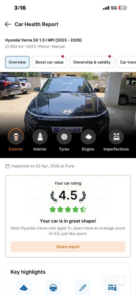 Hyundai Verna Petrol 2023