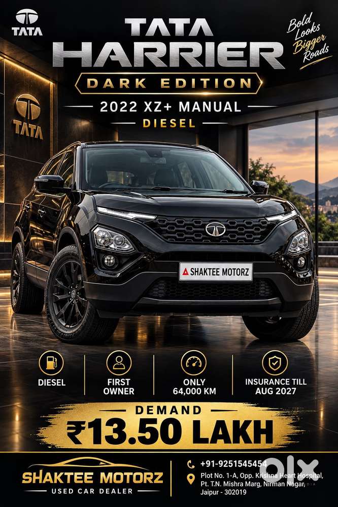 Tata Harrier Xza+, 2022, Diesel