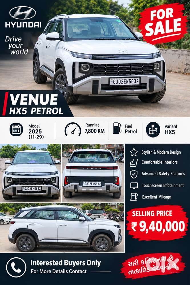 Hyundai Venue Hx 5 Petrol 2025