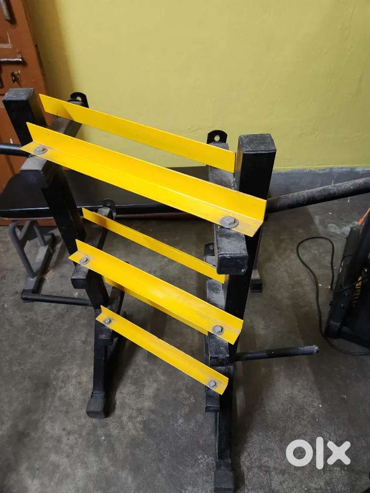 Protoner 3-in-1 Dumbbell Rack | Weight Plate & Barbell Stand