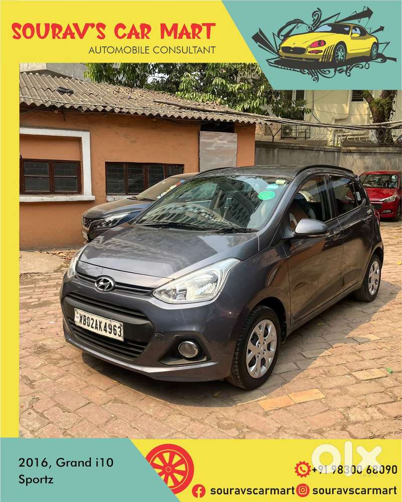 Hyundai Grand I10 2013-2016 Sportz, 2016, Petrol