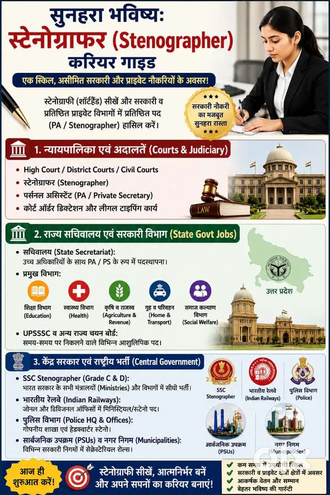 Hindi shorthand class ..sarkari job ke liye useful