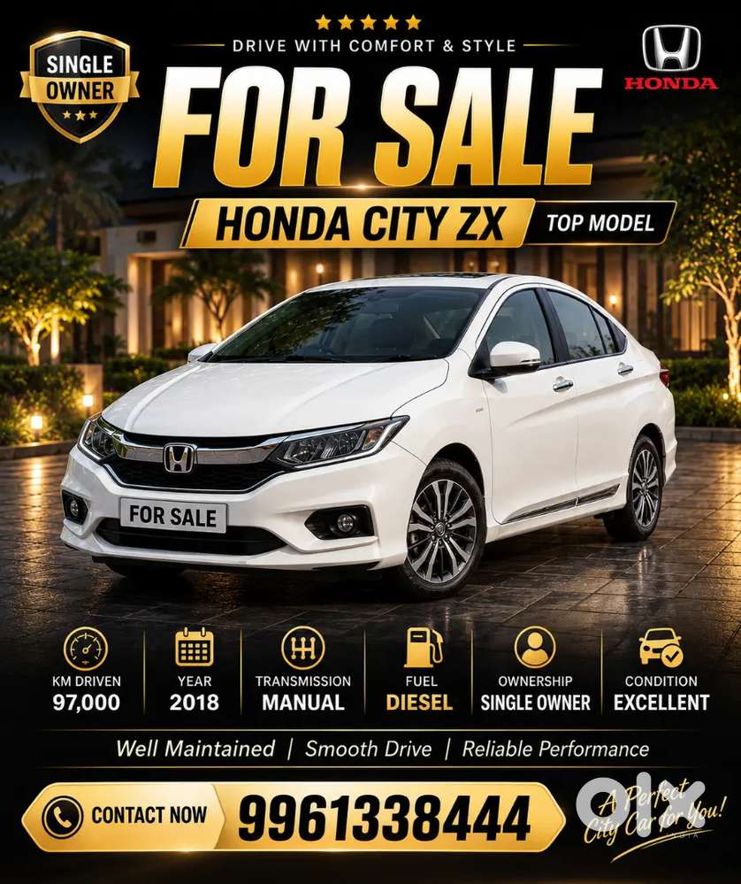 Honda City Zx Diesel 2018