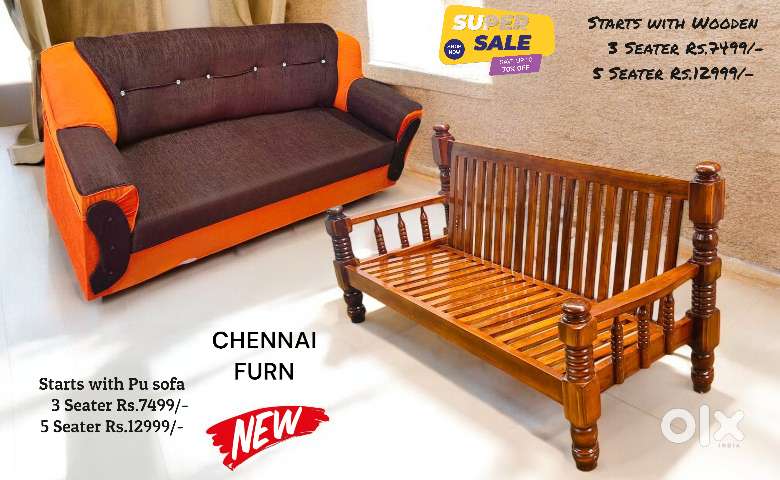 Olx sofa set wooden discount