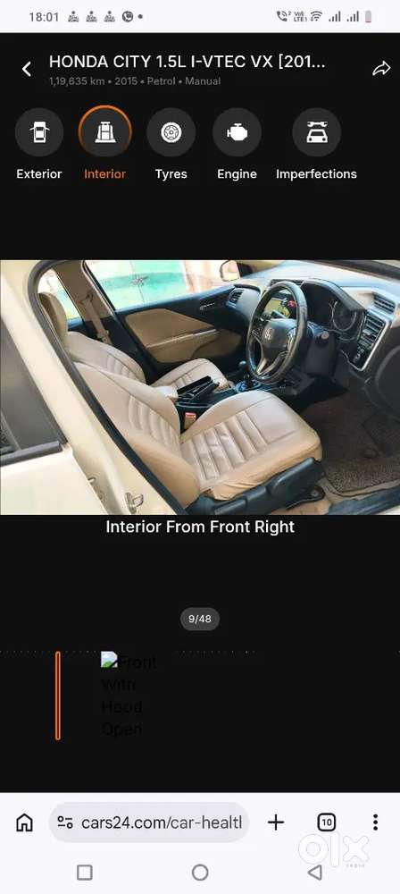 Honda City 2015 Petrol 110000 Km Driven