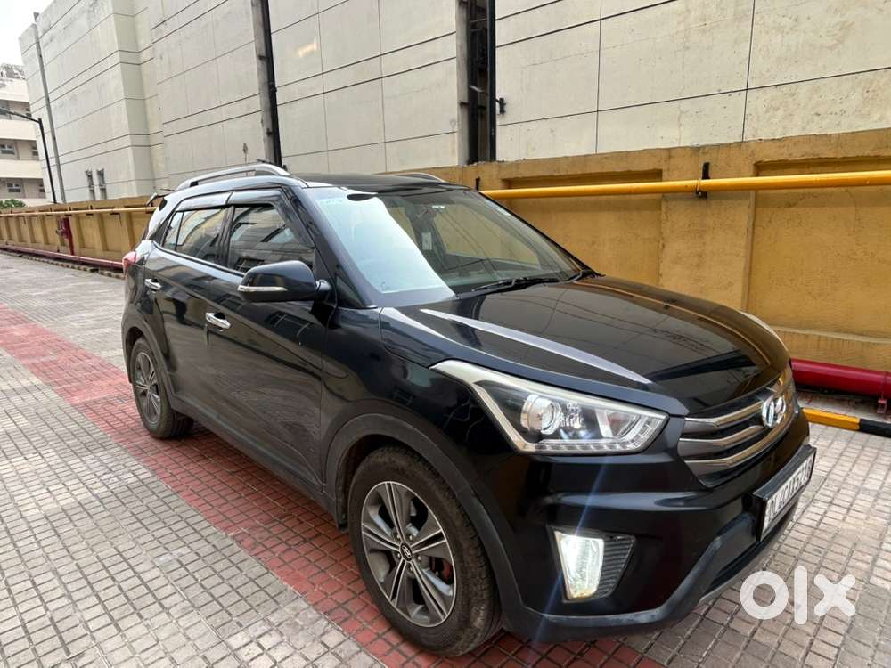 Black Automatic Petrol Hyundai Creta 2017