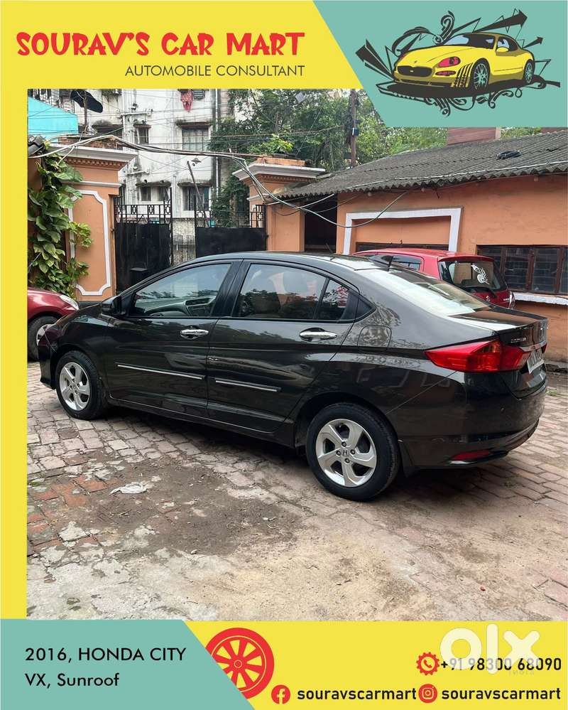 Honda City I Vtec Vx Option, 2016, Petrol