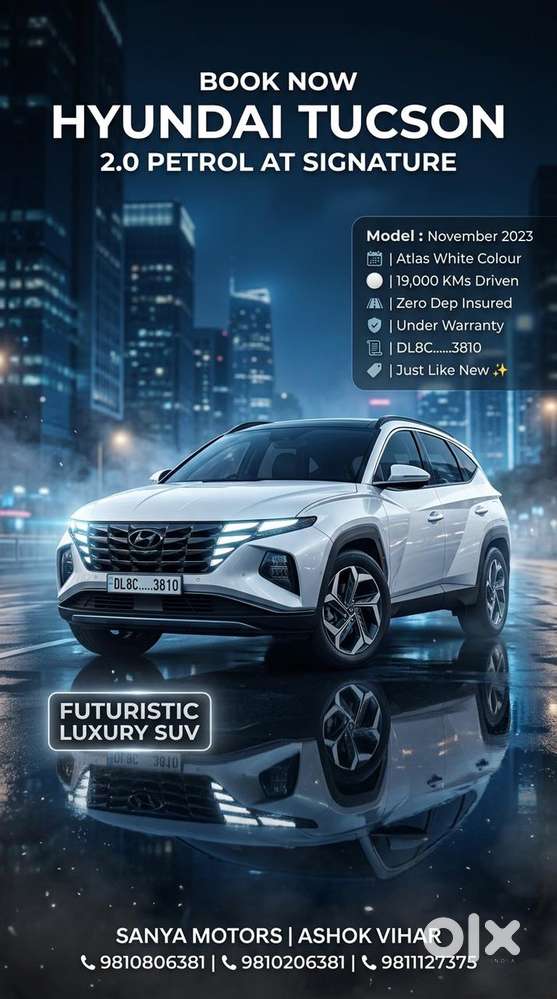 Hyundai Tucson 2.0 Signature Petrol At, 2023, Petrol