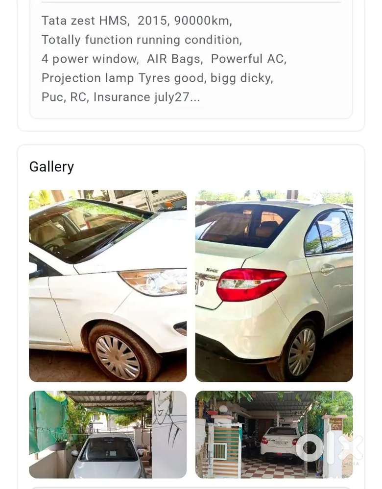 Tata Zest 2015 Diesel Manual