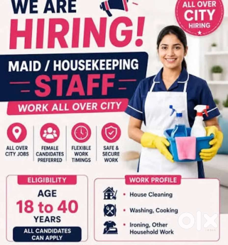 Ghaziabad house keeping job