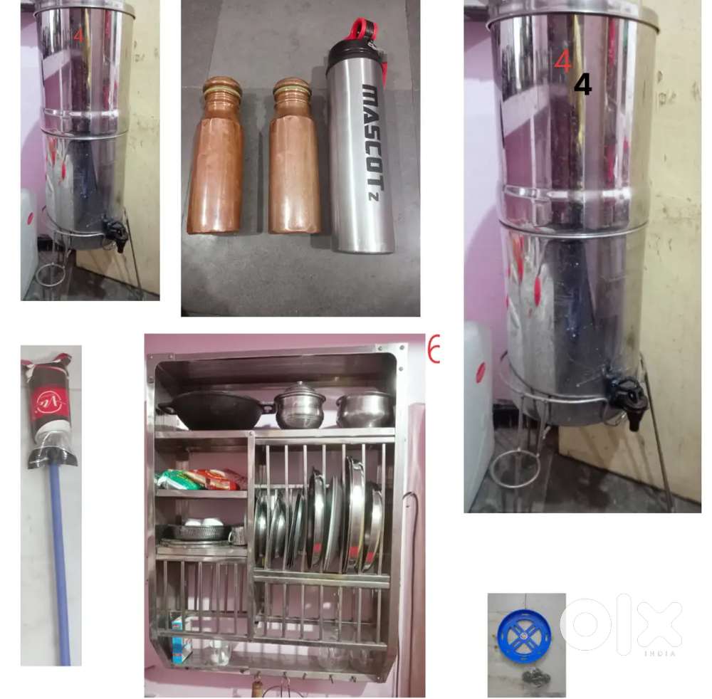 Kitchen.G n steel Filter n steel rack j n all for sale