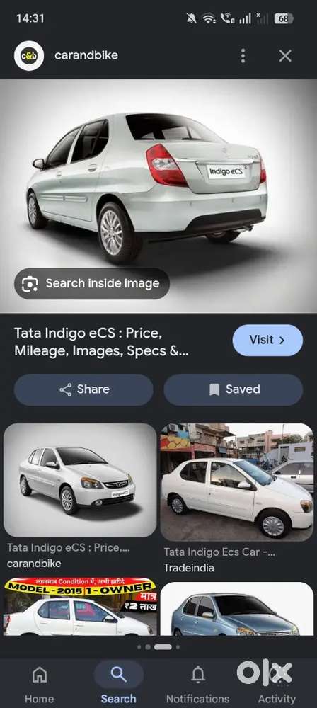 Tata Indigo Ecs 2012 Diesel