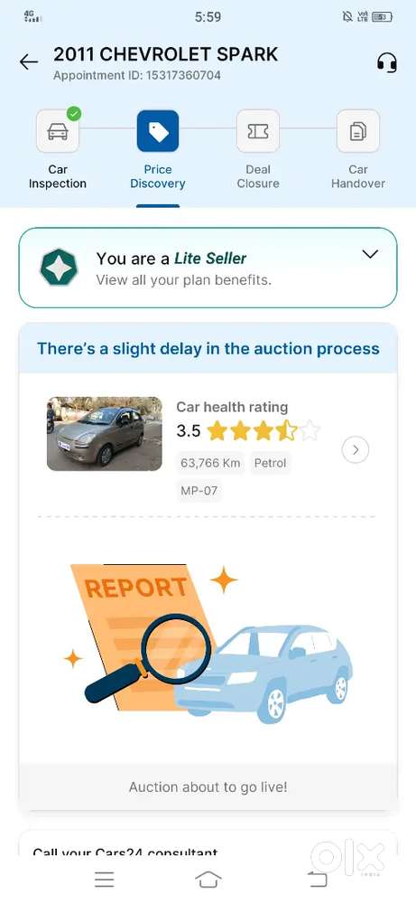 Chevrolet Spark 2011 Petrol 64000 Km Driven