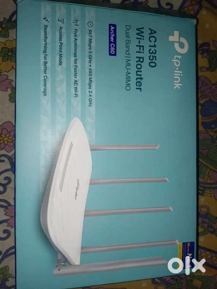 TP-Link AC1350 Dual-Band Wireless Wi-Fi Router (Archer C60)