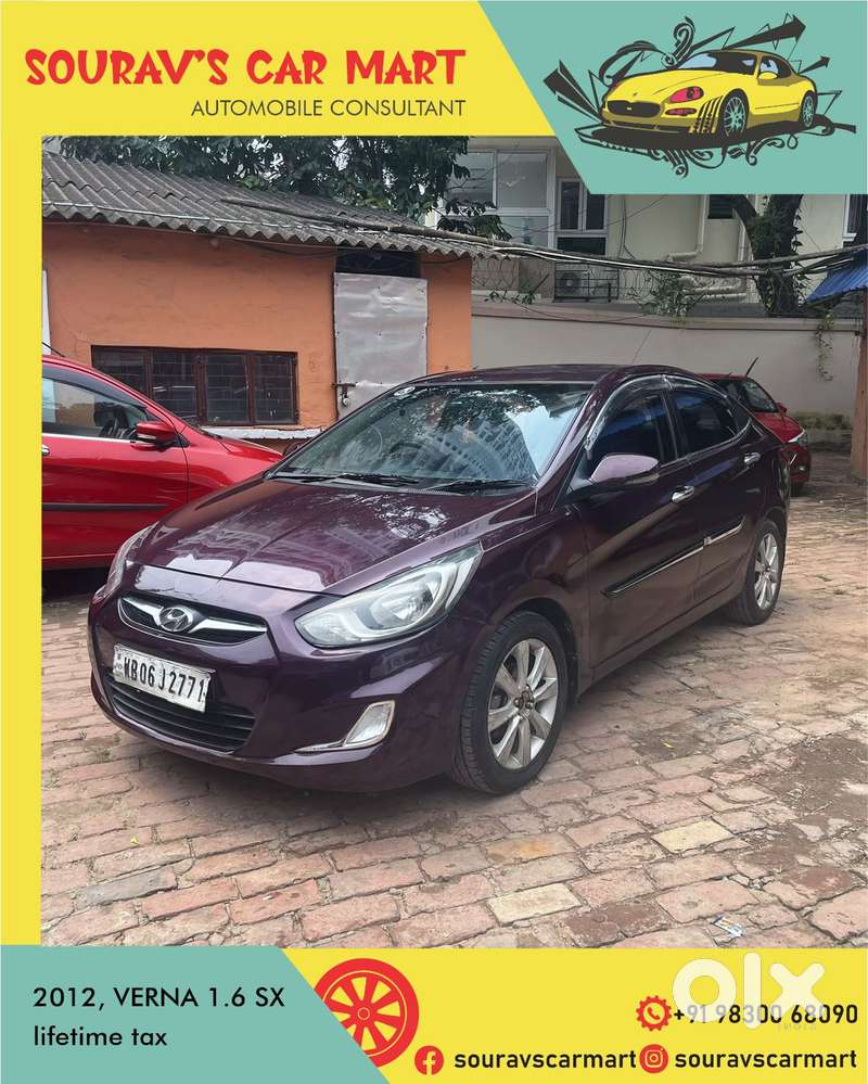 Hyundai Verna 1.6 Sx, 2012, Petrol