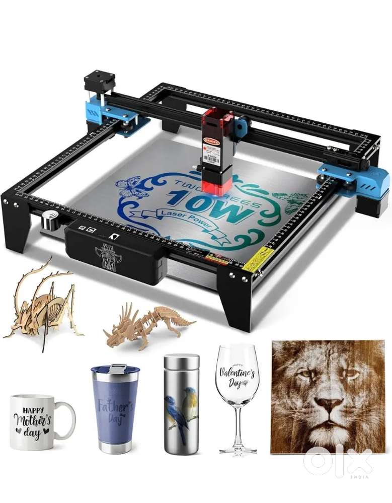 Yellow Tommy 10w laser cutting engraving machine