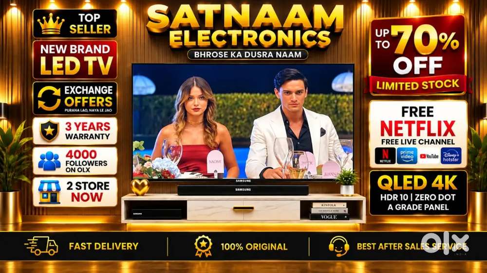 ULTRA HD NEW BRAND LED TV WITH ONSITE WARRANTY 43 Q-LED