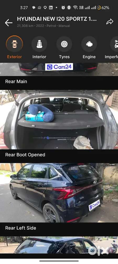 Hyundai New I20 2022 Petrol 21500 Km Driven
