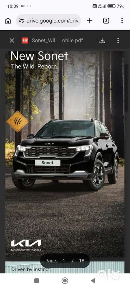 Kia Sonet 1.2 Htk 2026 Manual Petrol