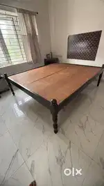 Redsandalwood Antique Cot  - Good Condition - King Size