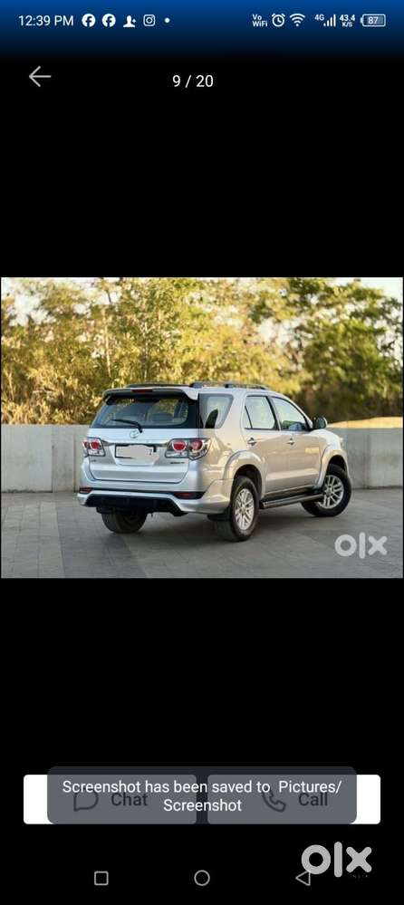 Toyota Fortuner 2011-2016 4x4 At, 2016, Diesel