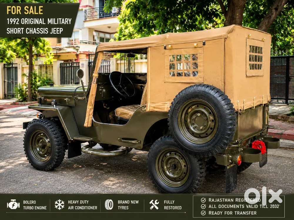 1992 Original Military Short Chassis Jeep
