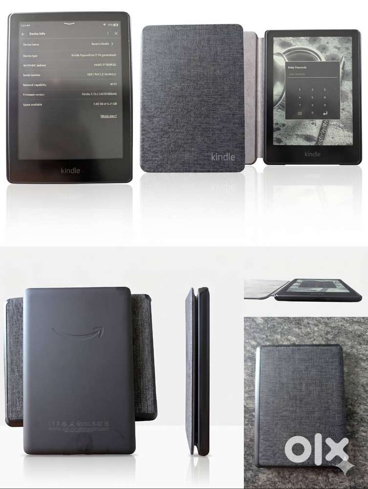 Kindle Paperwhite 11世代 8GB　純正ケース付 Amazon Kindle Paperwhite 11th Gen (8GB) + Official Fabric Case