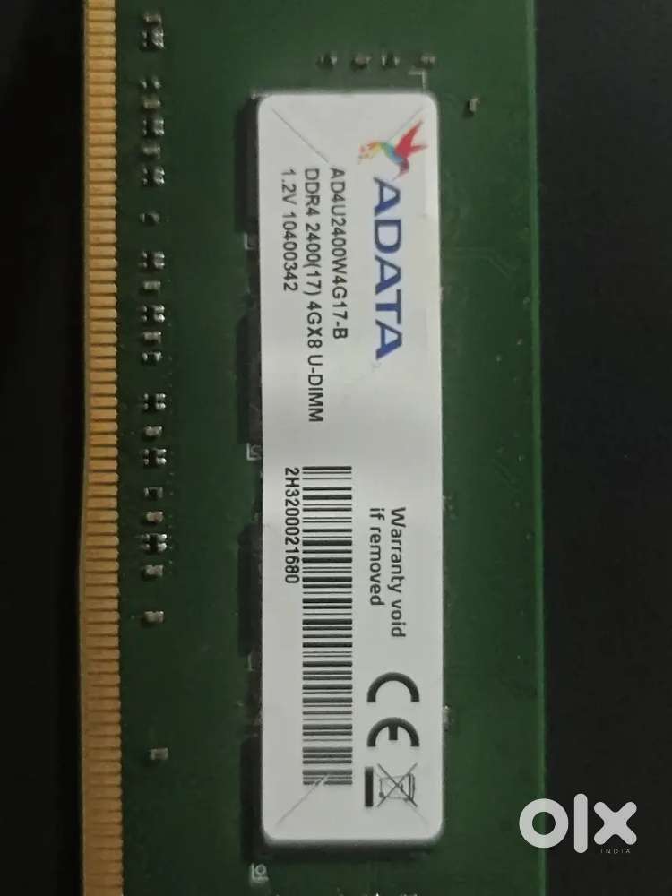 Adata ddr4 ram 4gb sodium /pc ram