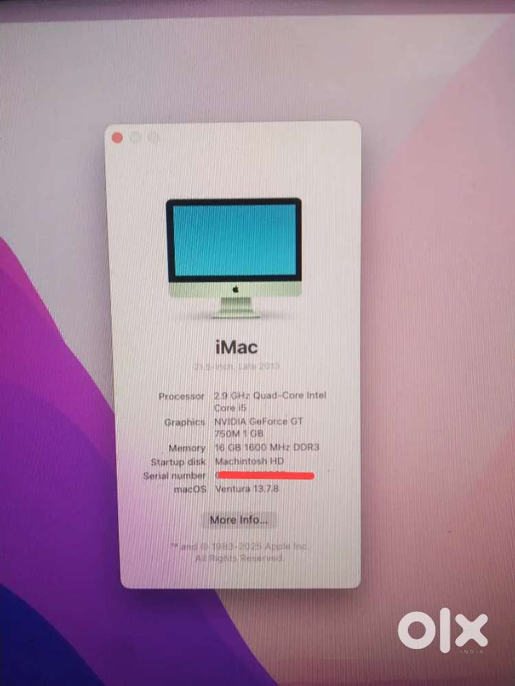 Imac 21.5 Inch