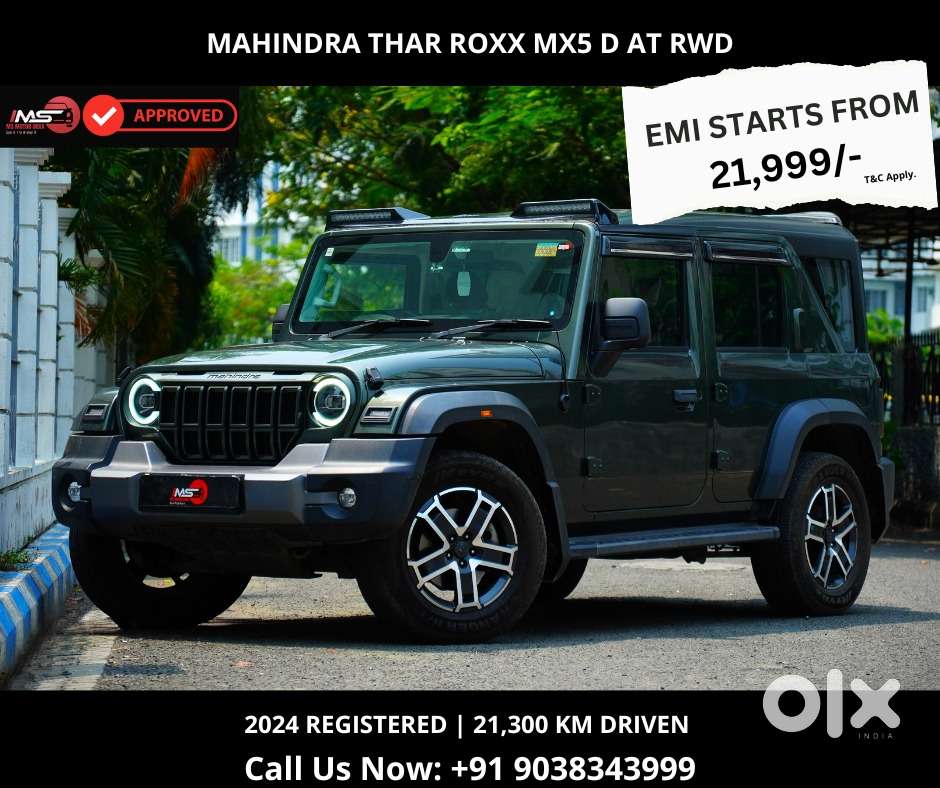 Mahindra Thar Roxx Mx5 Rwd Diesel At, 2024, Diesel