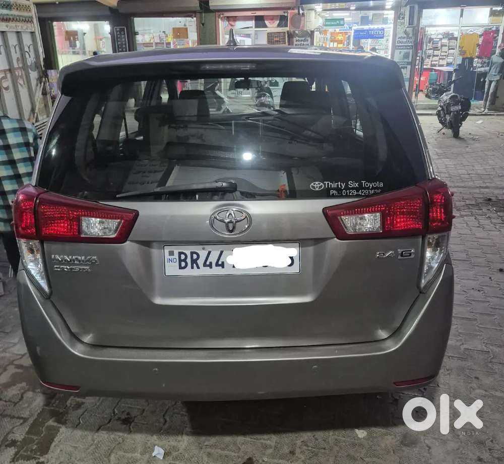 Toyota Innova Crysta 2018 Car Br 44 Registration