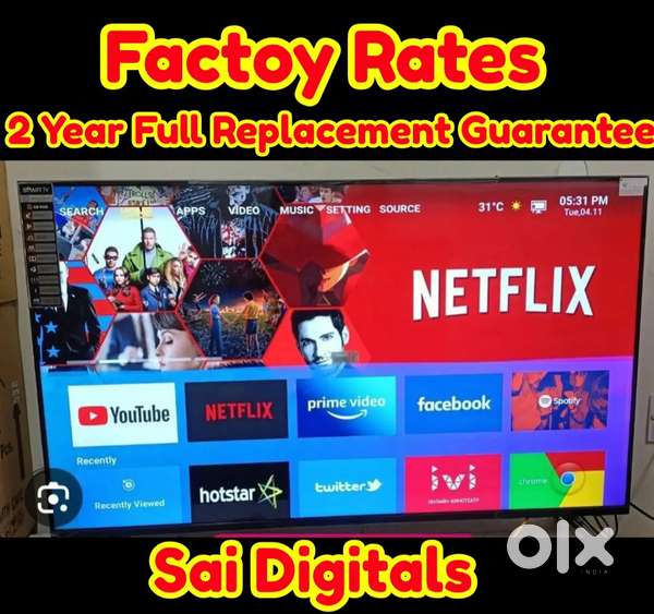 45 Smart OLED TV // 2 Year Full Replacement Guarantee