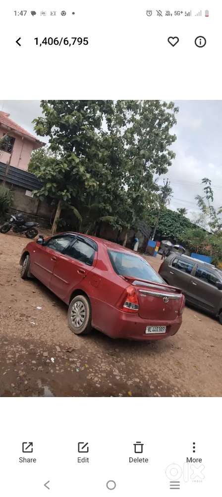 Toyota Etios Diesel 2012 Car