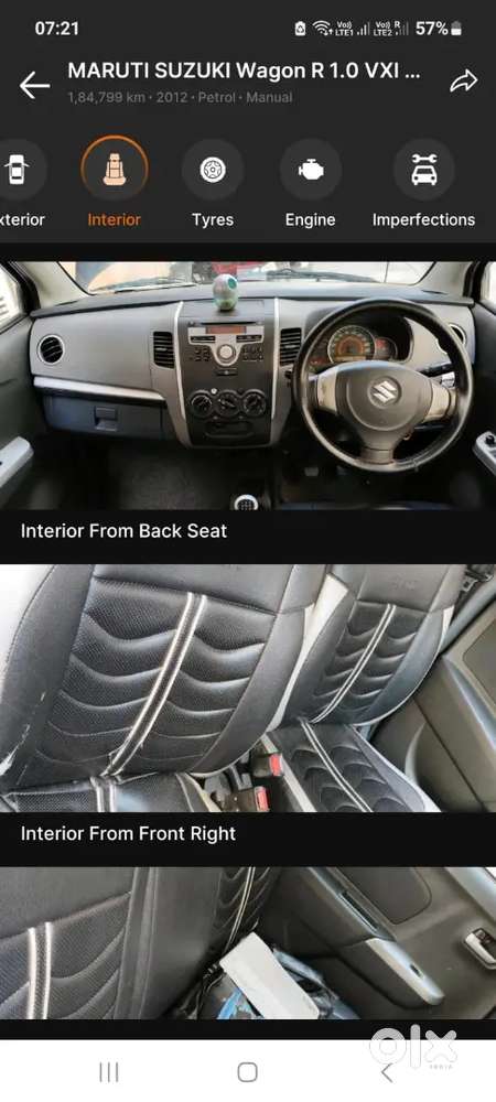 Maruti Suzuki Wagon R 2012 Petrol 184000 Km Driven