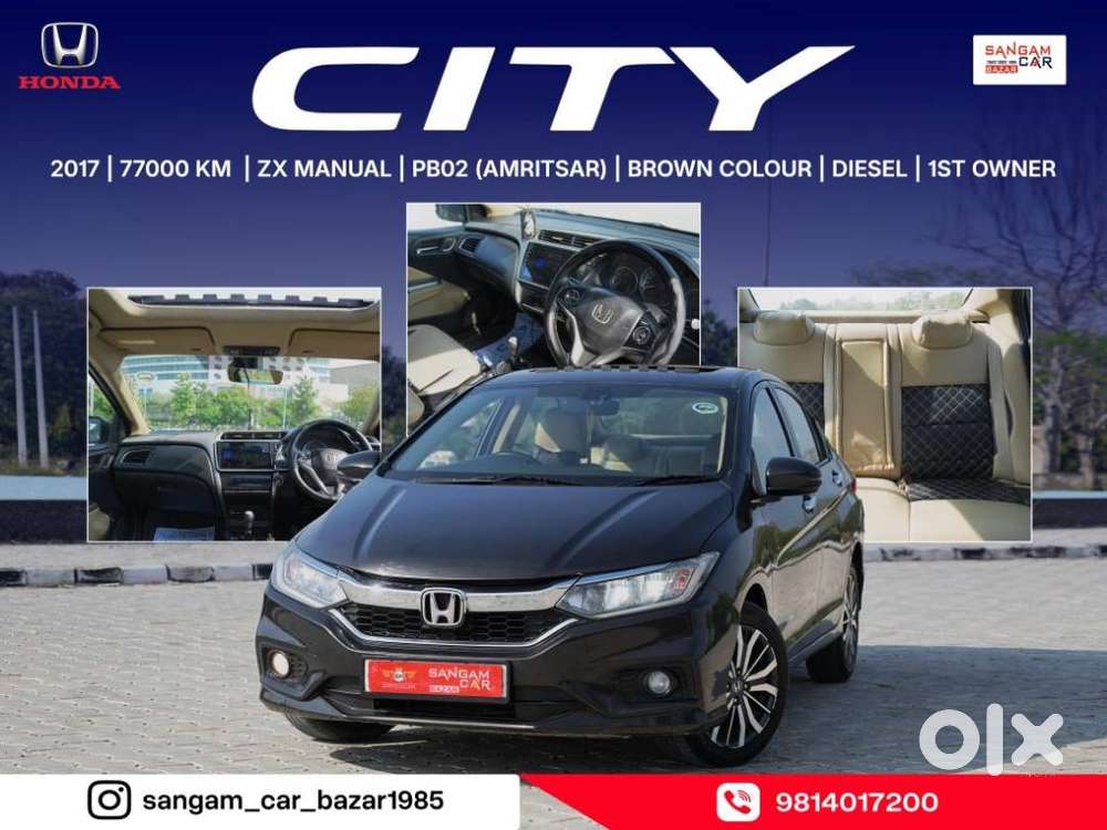 Honda City 1.5 Zx I-dtec Mt, 2017, Diesel