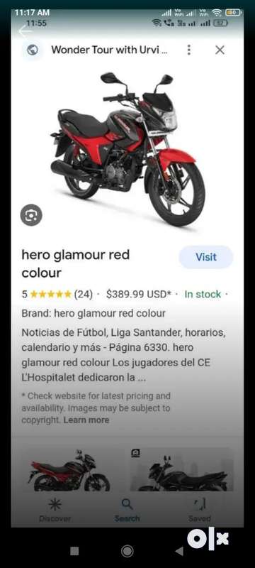 Hero glamour discount 2021 model images