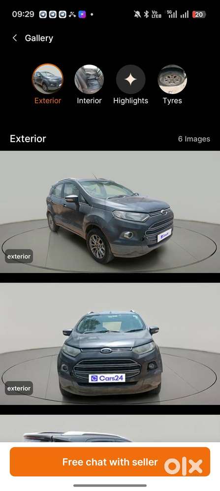 Ford Ecosport 2016 Diesel Well Maintained