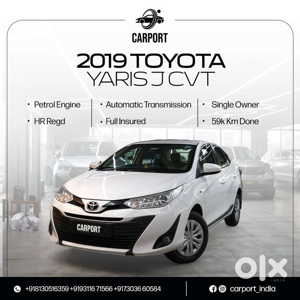 Toyota Yaris J Cvt, 2019, Petrol