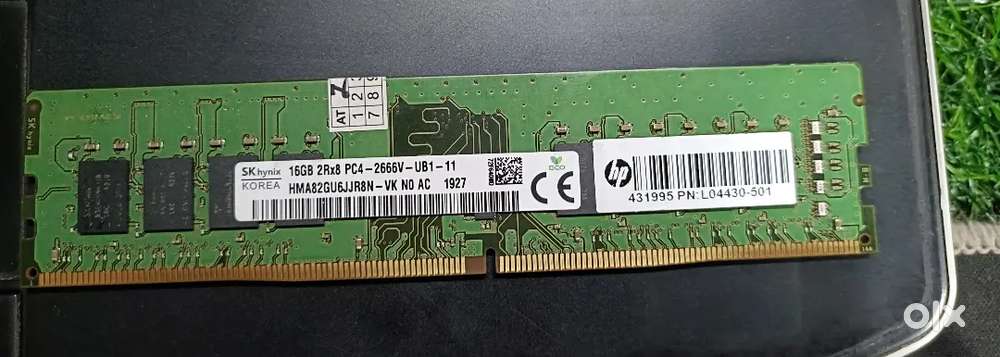 16 GB DDR4 2666MHz  16 IC. Ram. Fix Rate.