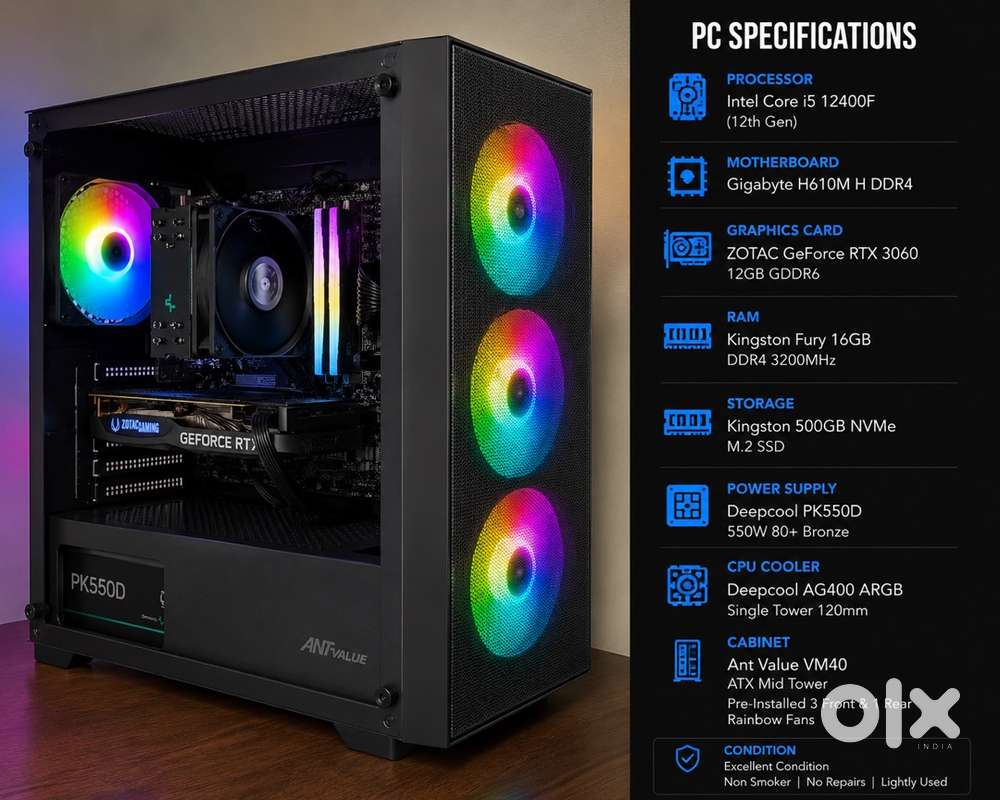 GAMING PC (LOW PRCE) (NEGOTIABLE) (1 TB HDD) (500gb SSD)