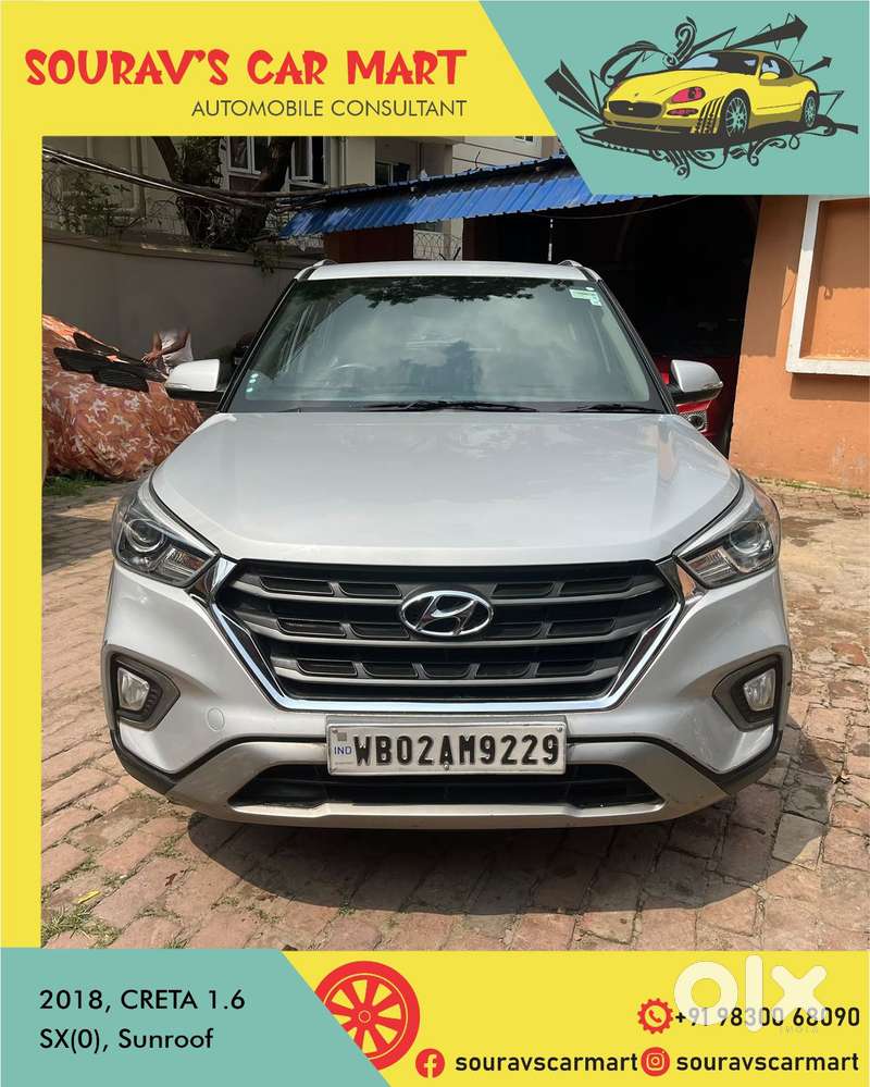 Hyundai Creta 1.6 Sx (o), 2018, Petrol