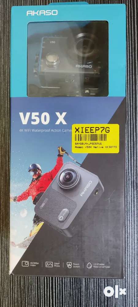 AKASO V50X Native 4K30FPS Action Camera with Accessories - कैमरा और लेंस -  1735152804
