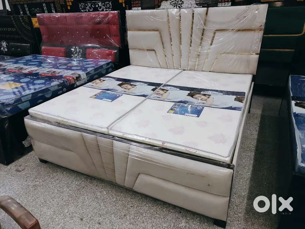 Brand new wooden Double Bed in fancy design Beds & Wardrobes 1705465439