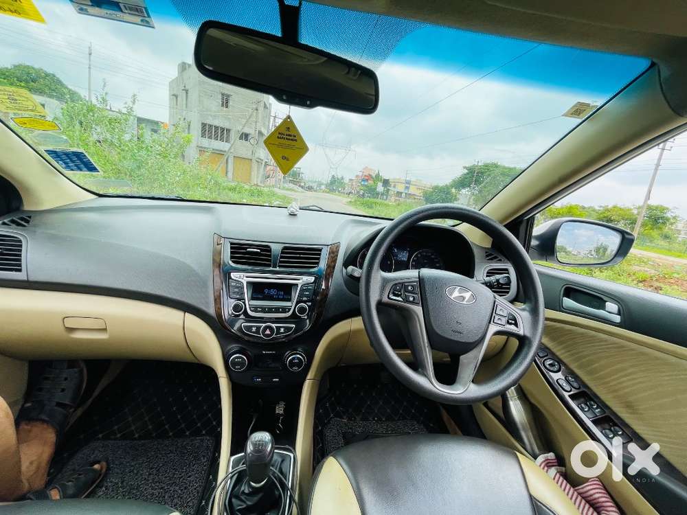 2015 Hyundai Verna 1.6 Crdi Diesel Single Owner, Ka 09