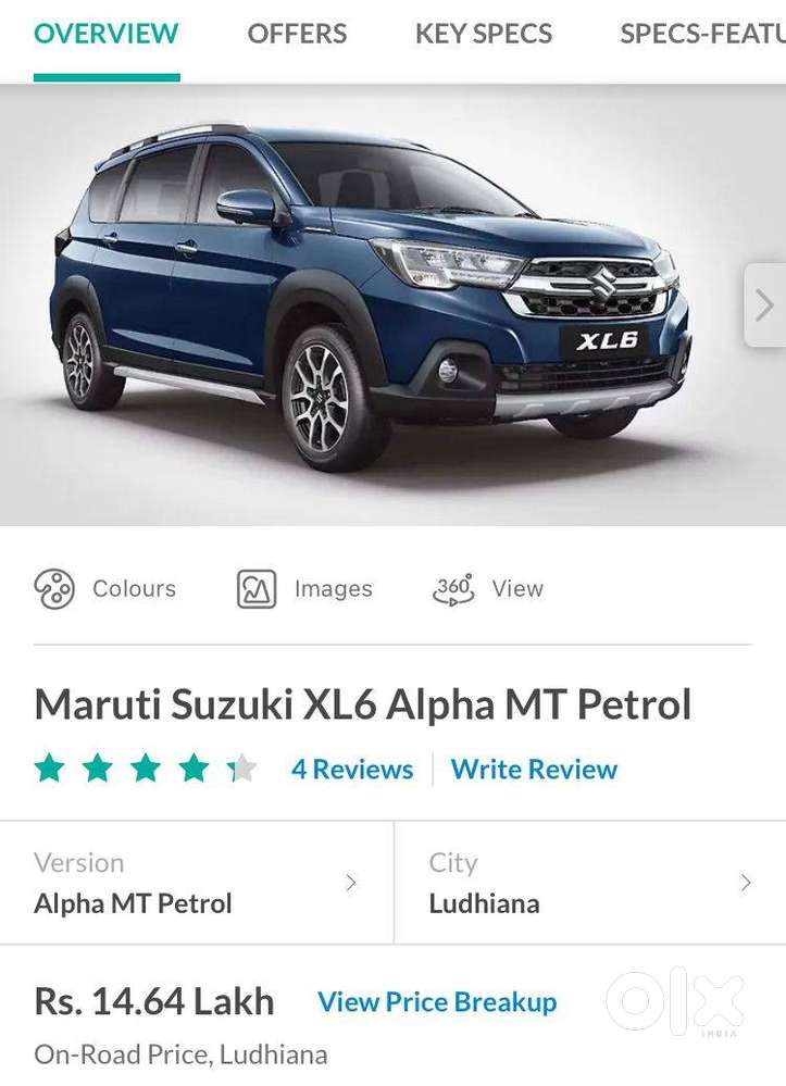 Maruti Suzuki Xl6 2019 Petrol Well Maintained