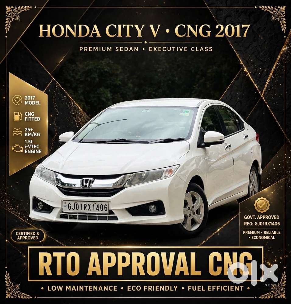 Honda City Vx Petrol Mt, 2017, Cng & Hybrids