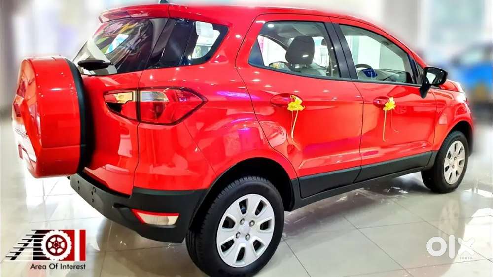 Ford Ecosport Red Colour 2021 Diesel Well Maintained.