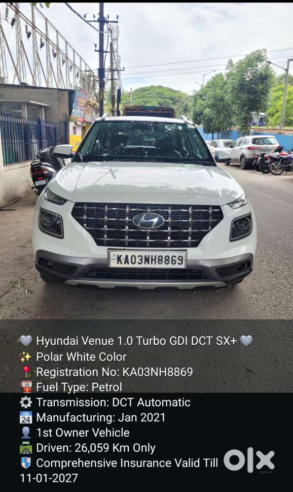 Hyundai Venue Sx Plus Turbo Dct, 2021, Petrol