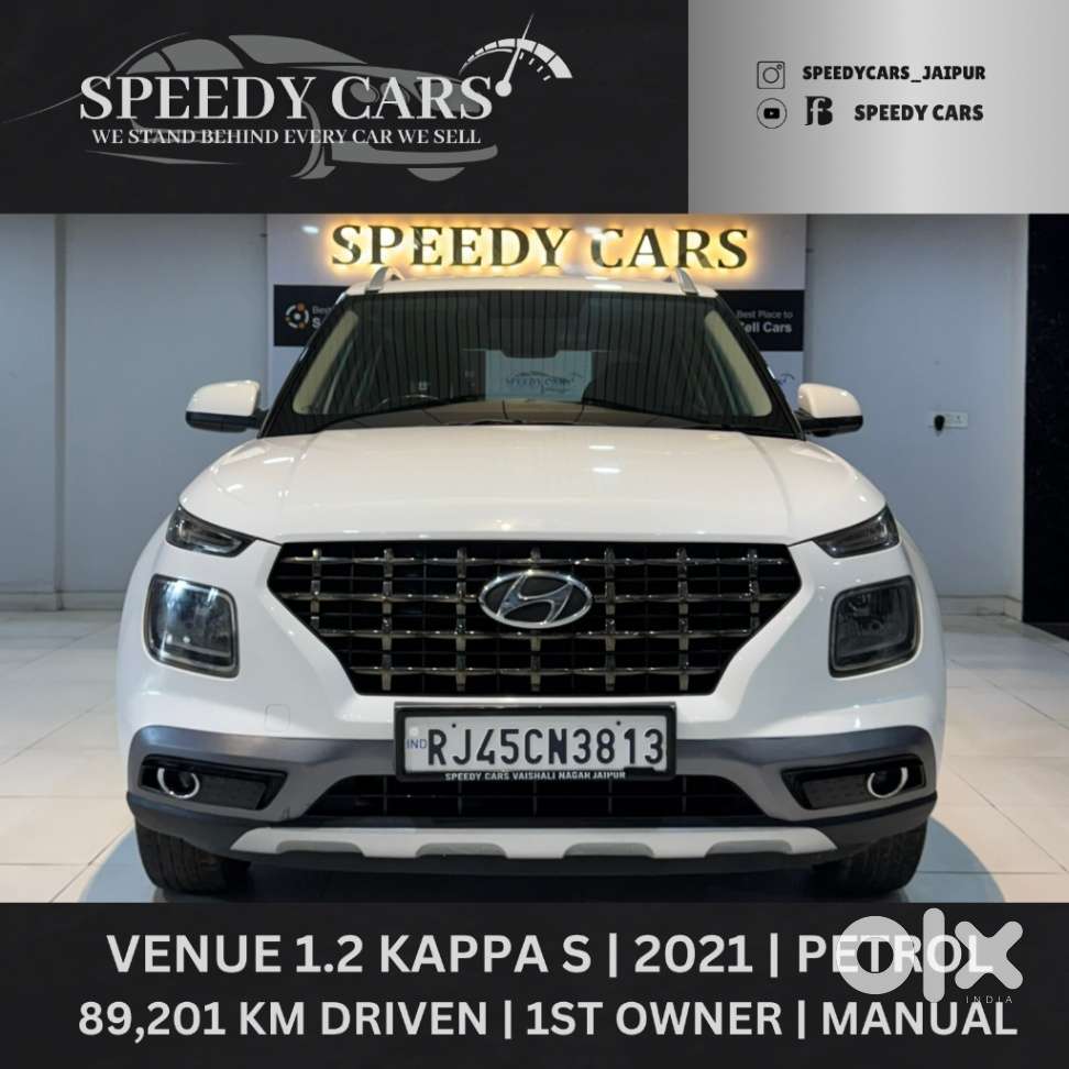 Hyundai Venue S 1.2 Petrol, 2021, Petrol